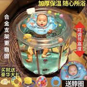 婴儿游泳池家用加厚充气小孩游泳桶儿童，洗澡桶成人宝宝可折叠浴盆