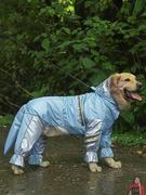 狗狗雨衣金毛拉布拉多边牧中型大型犬四脚大狗的衣服防水全包雨披