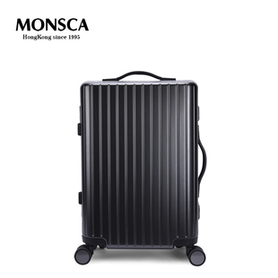 monsca摩斯卡拉杆箱美国万向静音轮时尚，行李箱女20寸24寸旅行箱男