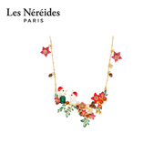 Les Nereides圣诞奇遇系列 花丛中小白兔项链 法式浪漫 新年礼物