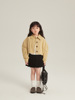 韩版女童翻领夹克衫复古短款风衣宝宝外套，儿童春秋装百搭长袖上衣