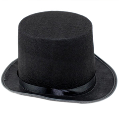 魔术师帽子无纺布黑色六一圣诞节