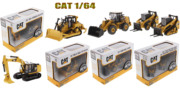 dm卡特cat164合金工程车模型，挖机推土机铲土装载车玩具摆件
