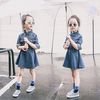 童装女童7淑女牛仔连衣裙10春秋装12中小儿童女孩8岁公主裙子