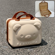 手提行李箱化妆箱m小箱子化妆包可携式小型收纳旅行箱女可挂行李