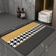 硅藻泥浴室地垫吸水垫洗手间防滑垫厕所卫生间淋浴房门口防摔脚垫