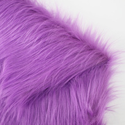 半米价淡紫色长毛绒布料diy手工，面料玩偶cosplay服装道具背景布