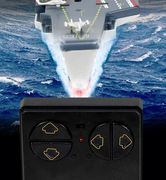 航母电动遥控船高速无线玩具耐摔军舰模型，下水亲子大号儿童玩具船