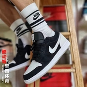 nikeairjordan1aj1钻石黑白，熊猫低帮情侣篮球鞋dh6931-001