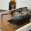 tr90复古原木色大方框眼镜框，男可配近视，板材木纹质镜腿眼镜架女