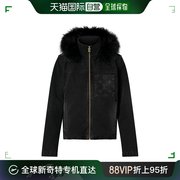 欧洲直邮LOUIS VUITTON(路易威登) 男士皮草连帽牛仔夹克