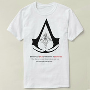 assassin'screed刺客信条teeshirt圆领定制t恤男女