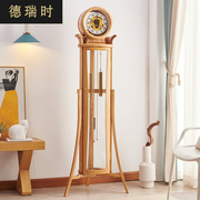德国赫姆勒现代意式轻奢落地钟客厅创意时尚简约座钟家用网红摆钟