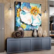 北欧轻奢花卉DIY手工绘数字油画现代客厅装饰画餐厅卧室挂画娇兰
