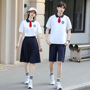 夏季班服套装英伦学院风高中生，初中小学生运动会，开幕式校服定制潮