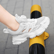 卡丁童鞋男女童运动鞋夏季单网镂空透气儿童板鞋轻便学生跑步鞋子
