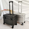 出口日本铝镁合金18拉杆箱男登机20旅行箱摄影行李箱25寸上翻盖