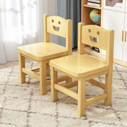 小凳子纯实木家用靠背椅子门口换鞋凳客厅矮凳子儿童卡通板凳座椅