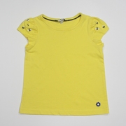猫耳1-12码 英JOU女童纯棉蜜蜂刺绣短袖T恤衫