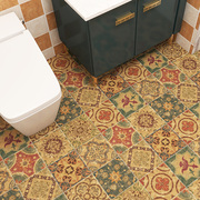 卫生间瓷砖防水贴纸浴室，防滑地砖自粘地面，翻新地板贴厨房防油墙贴