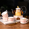 英式下午茶茶具套装欧式咖啡杯，套具精致小奢华家用花茶壶礼盒送人
