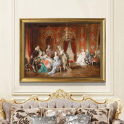 欧式宫廷人物客厅装饰画娱乐会所，ktv装饰室内挂，画有框画可定