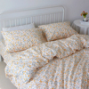 纯棉床单单件四件套1米5单独床单夏天不跑床，的床单被罩被套两件