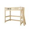 高架床实木双层床上下铺成人现代简约省空间多功能组合儿童高低q.