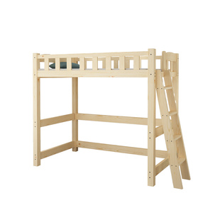 高架床实木双层床上下铺，成人现代简约省空间，多功能组合儿童高低q.