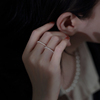 赵露思『桑稚』同款进口施家珍珠，戒指女款高级感设计小众食指指环