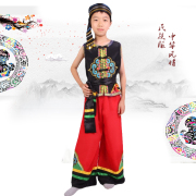 六一儿童民族服装男童民族风演出服壮族苗族傣族彝族表演服饰