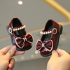 春秋女宝宝公主小皮鞋女童单鞋，1一2岁婴儿童小童防滑学步鞋子