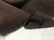 冬季深咖啡色羊毛呢，时装大衣外套面料，栗色加厚裙子裤子服装布料
