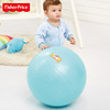 费雪f0809婴幼儿童健身球，宝宝按摩瑜伽球加厚防爆两用训练球玩具