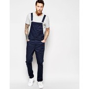 欧美牛仔背带裤修身显瘦男长裤欧洲站男式背带裤men's overalls。