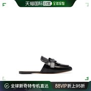香港直邮Loewe罗意威女士皮革包脚拖鞋黑色耐磨防滑一脚蹬休闲