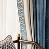 新中式窗帘织域简约现代轻奢新中式高精密窗帘客厅卧室遮光成品定