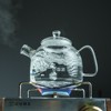 直火煮茶壶电陶炉明火用耐热防爆玻璃烧水壶水果，泡茶壶花草茶过滤