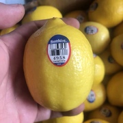 新鲜水果新奇士美国进口Sunkist柠檬12个大果鲜柠檬多地