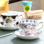 骨瓷咖啡杯高档精致女士欧式下午茶红茶杯碟勺套装手工英式轻奢