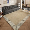 法式复古中古风地毯客厅2023免洗可擦高级感防水沙发地垫卧室