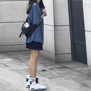 2024年短袖运动套装女夏短裤韩版学生宽松时尚休闲两件套炸街