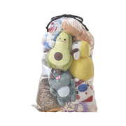 毛绒娃娃透明收纳袋加大号宝宝玩具玩偶收纳箱大容量防尘整理神器