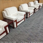 上海单人会议沙发租赁会客沙x发简易茶几出吐白色条司长租面包凳