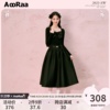 aooraa原创设计“南法少女”千金蝴蝶结套装，高级感两件套装裙