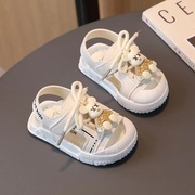婴儿鞋子软底防滑0一1-3岁女宝宝学步鞋夏季男童包头防踢凉鞋