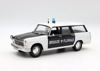 Atlas 1 43合金车 PEUGEOT 404 BREAK 标致404警车模型仿真车摆件