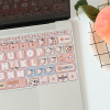 适用于苹果笔记本键盘膜MacBookpro键盘盖罩可爱女13.3保护膜华为荣耀键盘保护硅胶膜华为xpro笔记本键盘贴