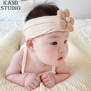 0-2岁婴儿发带春秋男女宝宝，护囟门头饰，可爱超萌卤门发饰满月头箍