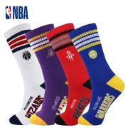 NBA男款高筒运动袜子毛圈底加厚缓冲防滑吸汗透气男跑步篮球袜